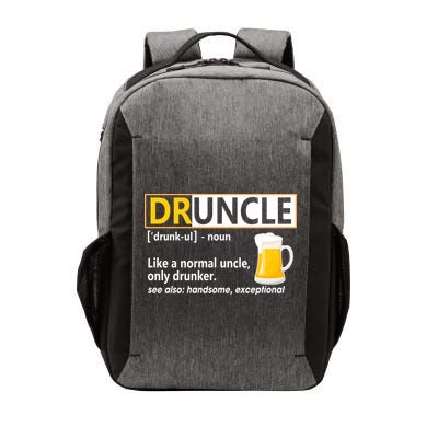 Druncle Tee For The Best Uncle Druncle Definition Vector Backpack