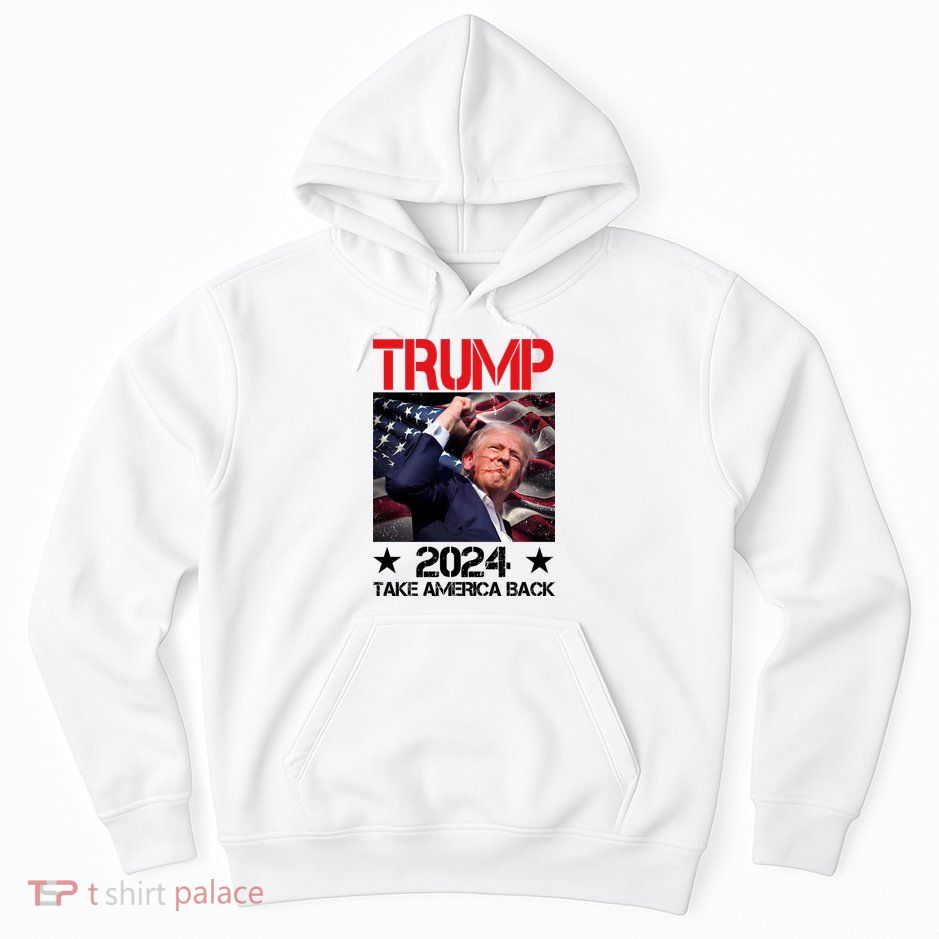 Donald Trump Fist Pump Take America Back 2024 Usa Hoodie