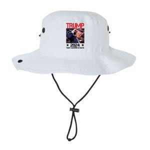 Donald Trump Fist Pump Take America Back 2024 Usa Legacy Cool Fit Booney Bucket Hat