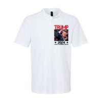 Donald Trump Fist Pump Take America Back 2024 Usa Softstyle Adult Sport Polo