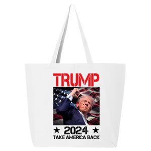 Donald Trump Fist Pump Take America Back 2024 Usa 25L Jumbo Tote