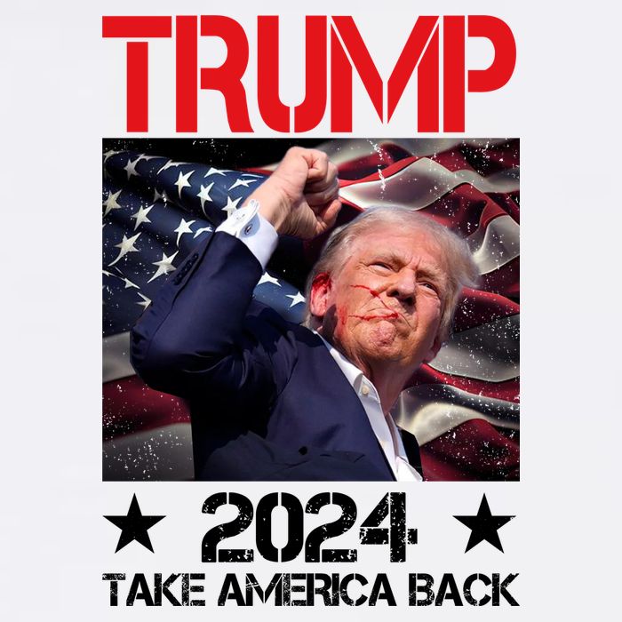 Donald Trump Fist Pump Take America Back 2024 Usa Women's V-Neck T-Shirt