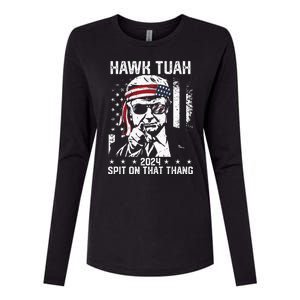 Donal Trump Funny Hawk Tush Spit On That Thang Womens Cotton Relaxed Long Sleeve T-Shirt