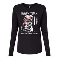 Donal Trump Funny Hawk Tush Spit On That Thang Womens Cotton Relaxed Long Sleeve T-Shirt