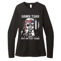 Donal Trump Funny Hawk Tush Spit On That Thang Womens CVC Long Sleeve Shirt