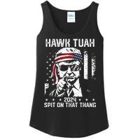 Donal Trump Funny Hawk Tush Spit On That Thang Ladies Essential Tank