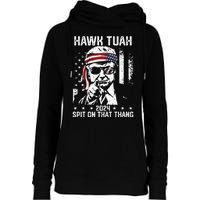 Donal Trump Funny Hawk Tush Spit On That Thang Womens Funnel Neck Pullover Hood