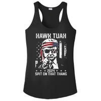 Donal Trump Funny Hawk Tush Spit On That Thang Ladies PosiCharge Competitor Racerback Tank