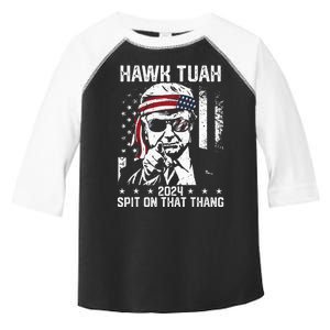 Donal Trump Funny Hawk Tush Spit On That Thang Toddler Fine Jersey T-Shirt