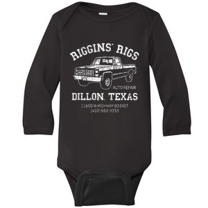 Dillon Texas Football Fan Auto Repair Riggins Rigs Baby Long Sleeve Bodysuit