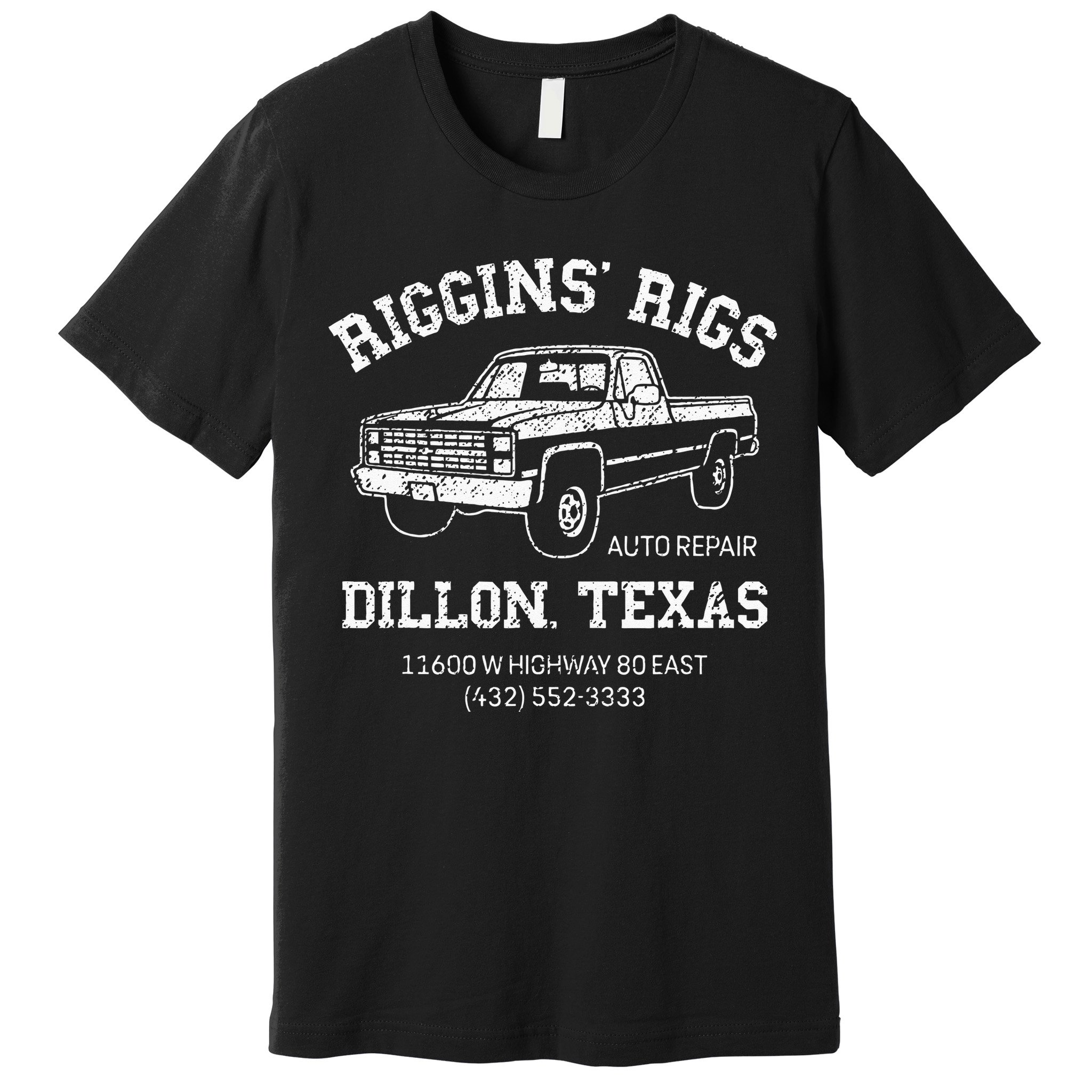 Dillon Texas Football Fan Auto Repair Riggins Rigs Premium T-Shirt
