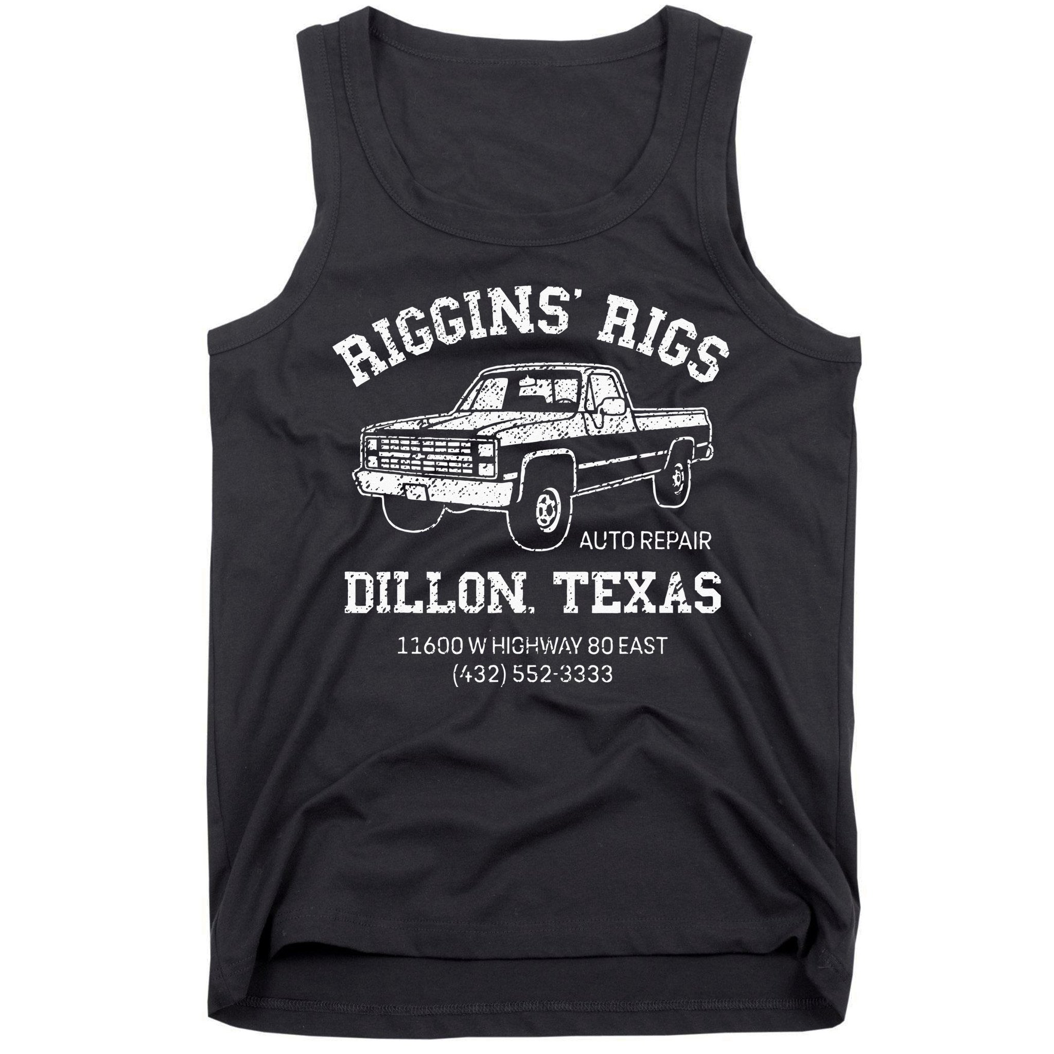 Dillon Texas Football Fan Auto Repair Riggins Rigs Tank Top