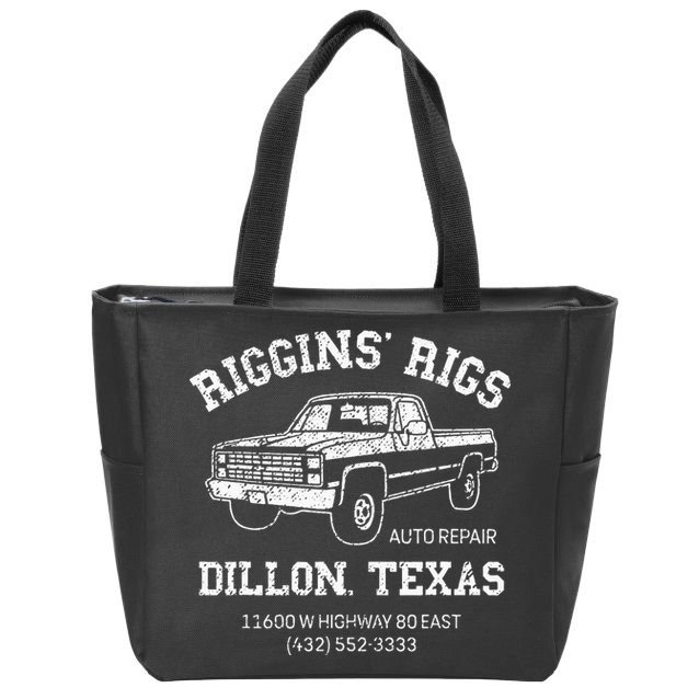 Dillon Texas Football Fan Auto Repair Riggins Rigs Zip Tote Bag