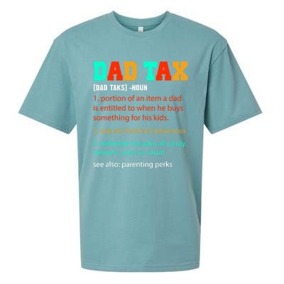 Dad Tax Funny Dad Tax Definition Father's Day Sueded Cloud Jersey T-Shirt