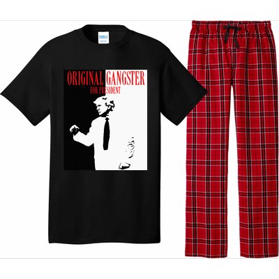 Donald Trump For President 2024 Original Gangster Pajama Set