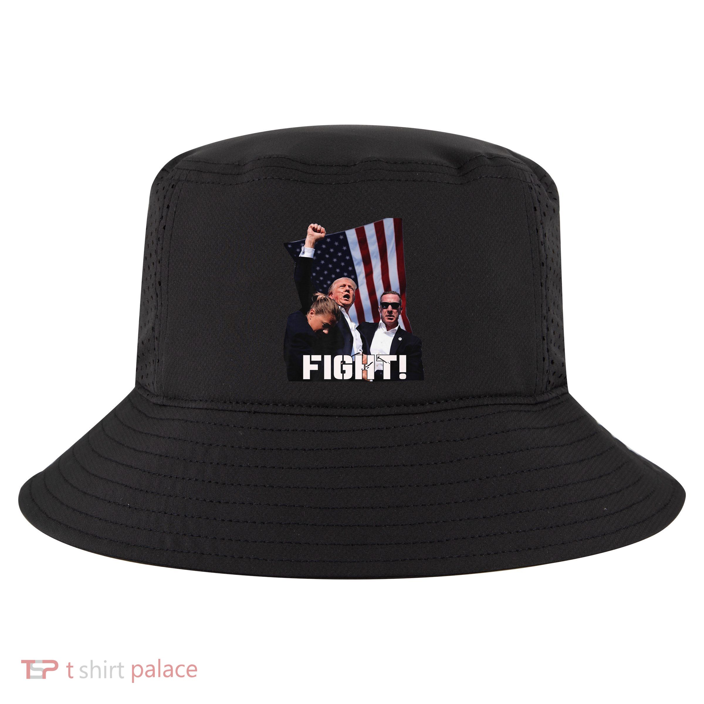 Donald Trump Fight Fighting Fighters Supporters Americans Cool Comfort Performance Bucket Hat