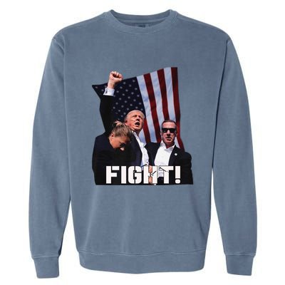 Donald Trump Fight Fighting Fighters Supporters Americans Garment-Dyed Sweatshirt