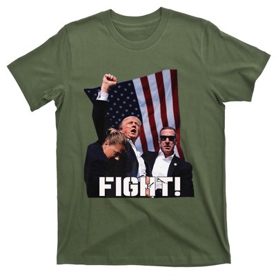 Donald Trump Fight Fighting Fighters Supporters Americans T-Shirt