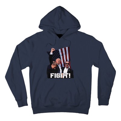 Donald Trump Fight Fighting Fighters Supporters Americans Hoodie