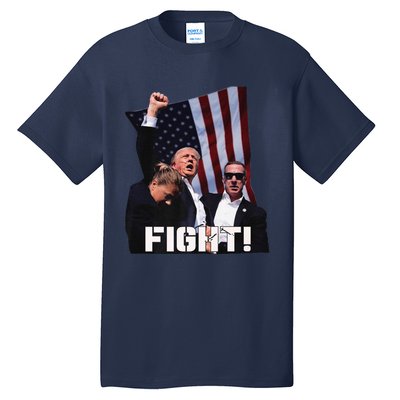 Donald Trump Fight Fighting Fighters Supporters Americans Tall T-Shirt