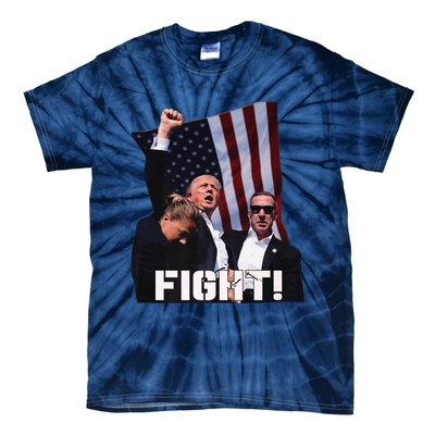 Donald Trump Fight Fighting Fighters Supporters Americans Tie-Dye T-Shirt