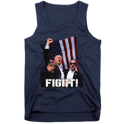 Donald Trump Fight Fighting Fighters Supporters Americans Tank Top