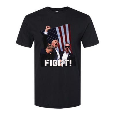 Donald Trump Fight Fighting Fighters Supporters Americans Softstyle CVC T-Shirt