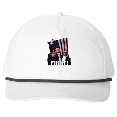 Donald Trump Fight Fighting Fighters Supporters Americans Snapback Five-Panel Rope Hat