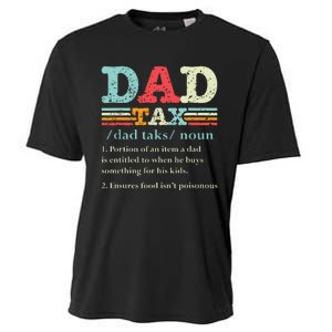 Dad Tax Funny Dad Tax Definition Fathers Day Cooling Performance Crew T-Shirt