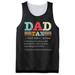 Dad Tax Funny Dad Tax Definition Fathers Day Mesh Reversible Basketball Jersey Tank