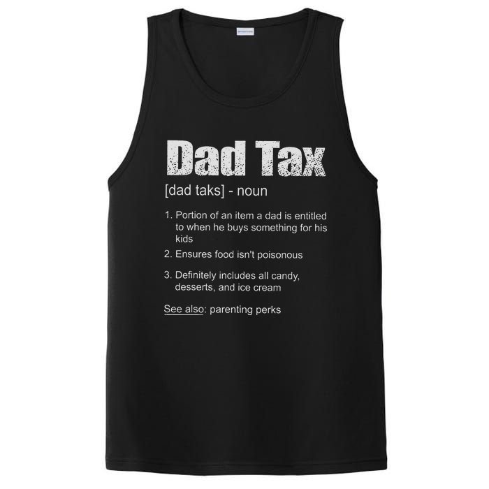 Dad Tax Funny Dad Tax Definition Father's Day PosiCharge Competitor Tank