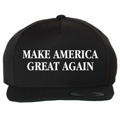 Make America Great Again Trump President Patriotic Wool Snapback Cap
