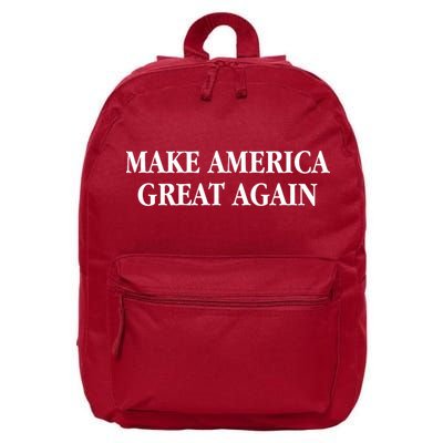 Make America Great Again Trump President Patriotic 16 in Basic Backpack