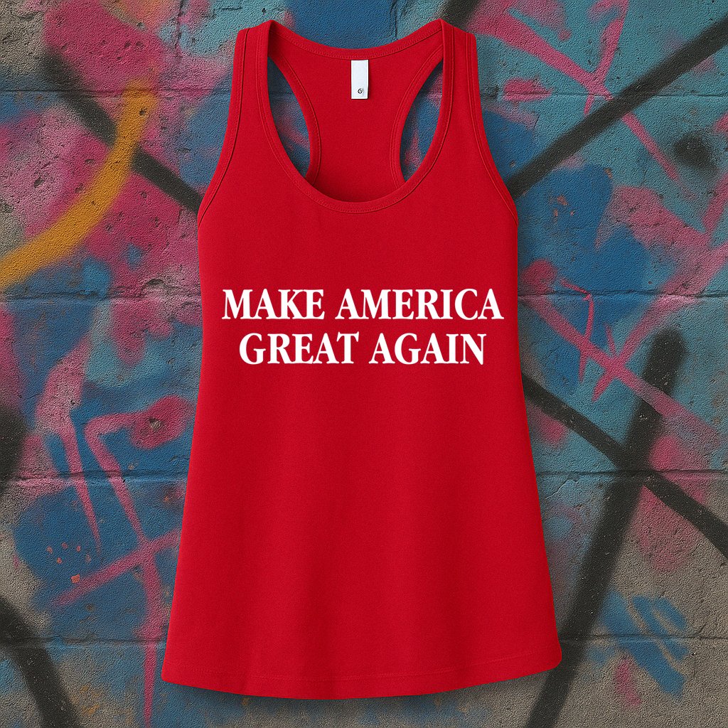 Make America Great Again Trump President Patriotic Womens Tank Top