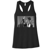 Donald Trump Fist Pump Gift Women's Racerback Tank