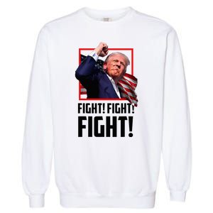 Donald Trump Fight Fighting Fighters Supporters Americans Garment-Dyed Sweatshirt