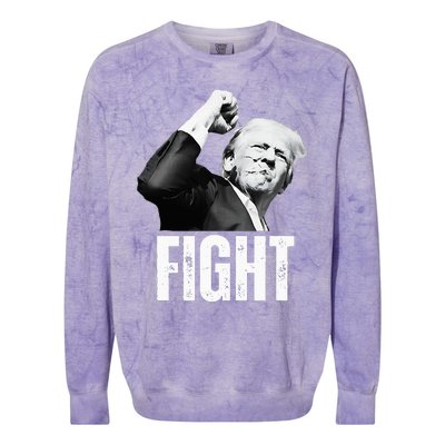 Donald Trump Fist Pump Donald Trump Shooting Colorblast Crewneck Sweatshirt