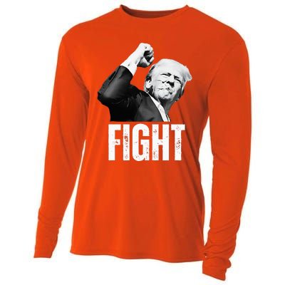 Donald Trump Fist Pump Donald Trump Shooting Cooling Performance Long Sleeve Crew