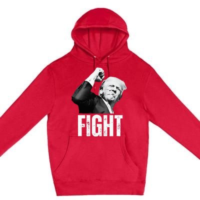 Donald Trump Fist Pump Donald Trump Shooting Premium Pullover Hoodie