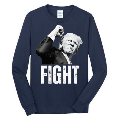 Donald Trump Fist Pump Donald Trump Shooting Tall Long Sleeve T-Shirt