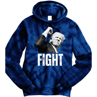 Donald Trump Fist Pump Donald Trump Shooting Tie Dye Hoodie