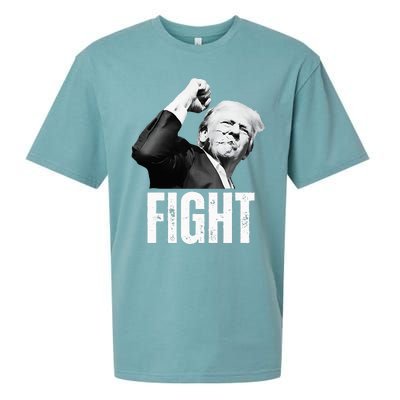 Donald Trump Fist Pump Donald Trump Shooting Sueded Cloud Jersey T-Shirt