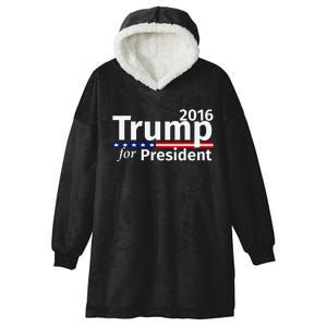 Donald Trump For President 2016 Republican Hooded Wearable Blanket