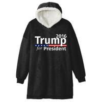 Donald Trump For President 2016 Republican Hooded Wearable Blanket