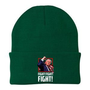 Donald Trump Fight Fighting Fighters Supporters Americans Knit Cap Winter Beanie