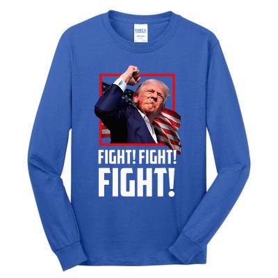 Donald Trump Fight Fighting Fighters Supporters Americans Tall Long Sleeve T-Shirt