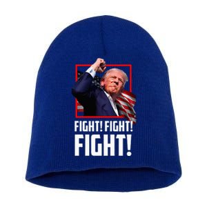 Donald Trump Fight Fighting Fighters Supporters Americans Short Acrylic Beanie