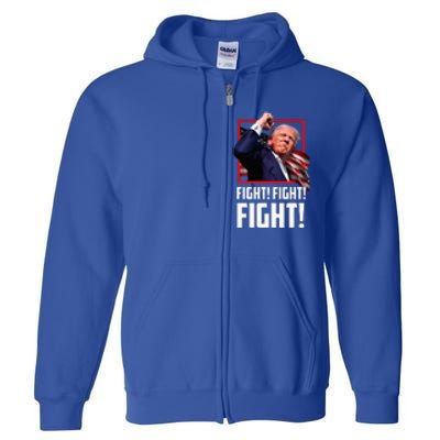 Donald Trump Fight Fighting Fighters Supporters Americans Full Zip Hoodie