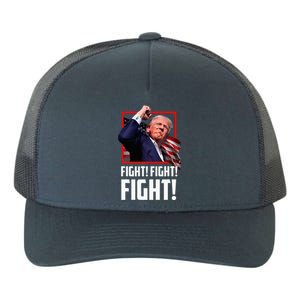 Donald Trump Fight Fighting Fighters Supporters Americans Yupoong Adult 5-Panel Trucker Hat