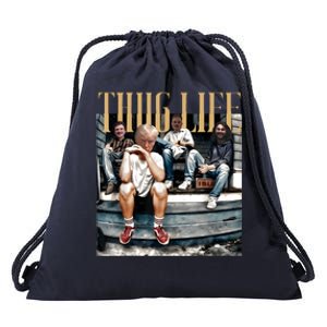 Donald Trump Friends Thug Life Drawstring Bag